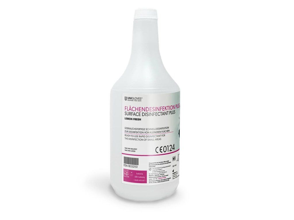 Unigloves dezinfekce povrchů Plus Lemon Fresh 1 l